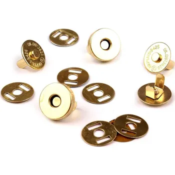 Magnetické zapínání Ø15 mm zlaté, malé, zlatá