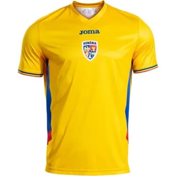 Pánské tričko Pánské fotbalové tričko Joma FED. FUTBOL RUMANÍA REPLICA OPT H SHORT SLEEVE T-SHIRT XL Žlutá, Tmavě modrá, Mix