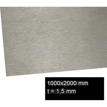 Plech Plech nerezový brus 240 1,5 mm (1×2 m)