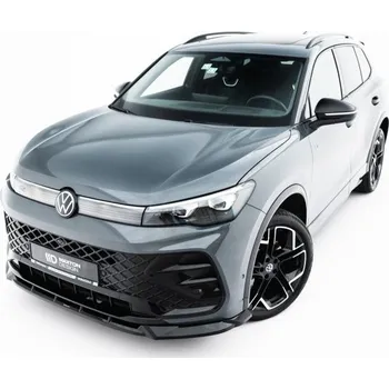 Nárazník Spojler pod nárazník lipa V.1 Volkswagen Tiguan R-Line Mk3 černý lesklý plast