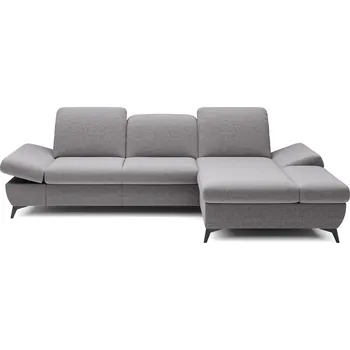 Sedací souprava Rohová rozkládací sedací souprava BROCKVILE - šedá 3, pravý roh