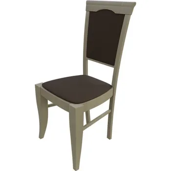 Jídelní židle Čalouněná jídelní židle MOVILE 1 - dub sonoma / tmavá hnědá 1