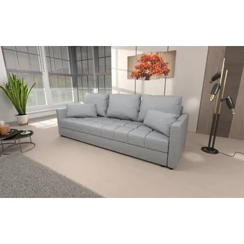 Pohovka Trojmístná rozkládací pohovka KLAVERA 1 - světle šedá