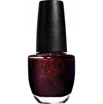 Přípravek na nehty Lak na nehty s efektem drobných částeček vínová tmavá čerň červená Proline 105