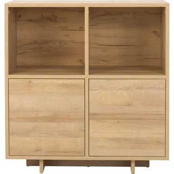 Komoda Nízká kombinovaná komoda CHASKA - dub riviera