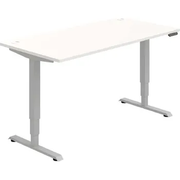 Kancelářský vozík HOBIS výškově stavitelný stůl MOTION RUN MSR 3M 1600, paměť.ovládání, bílá + doprava zdarma