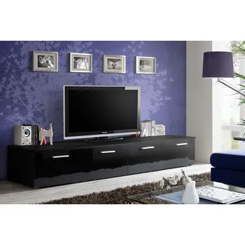 Televizní stolek TV stolek DAN, černý