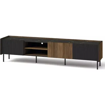 Televizní stolek Televizní stolek ASHEBORO - ořech / san sebastian / černý