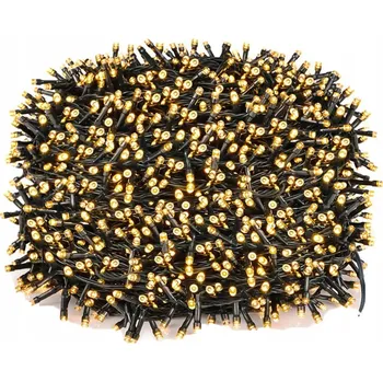 Vánoce VÁNOČNÍ OSVĚTLENÍ NA STROMEČEK 1000 LED TEPLÁ BÍLÁ na stromeček PROGRAMÁTOR