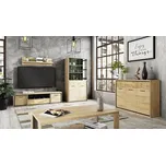 Nábytek do obývacího pokoje SUCRE 1 - ořech hikora / dub