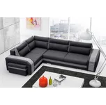 Rohová rozkládací sedačka s úložným prostorem NECHI - šedá, levý roh