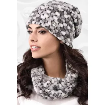 Čepice Dámská čepice model 163245 šedá - Kamea Barva: šedá, Velikost: 54/60