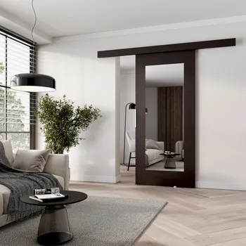 Interiérové dveře Posuvné dveře se zrcadlem BARRET 9 - 96 cm, wenge