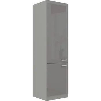 Kuchyňská skříňka Vysoká kuchyňská skříňka 60 cm RONG 1 - šedá / lesklá šedá