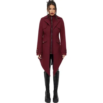 Dámský kabát kabát dámský KILLSTAR - Deimos Nightmare - Red - XL
