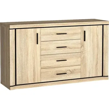 Komoda Prostorná komoda AIRA - dub sonoma