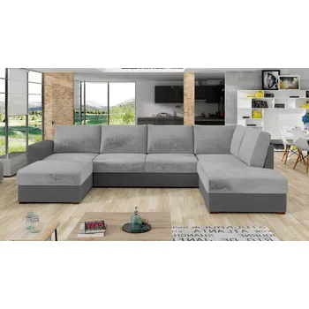 Sedací souprava VENETI TUCSON 1 souprava tmavá šedá / světlá šedá, pravý roh