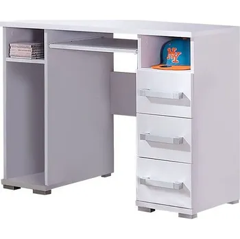 Počítačový stůl Počítačový stůl ANDOVER - bílý