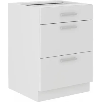 Kuchyňská linka Šuplíková skříňka EDISA - šířka 60 cm, bílá