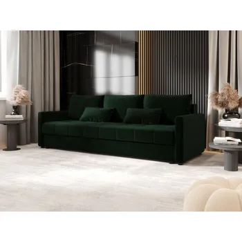 Pohovka Rozkládací pohovka ADELINDE - tmavě zelená