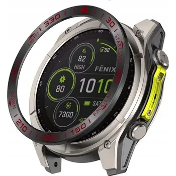 Pouzdro na mobilní telefon BEZEL Ring Kroužek Ocel Kryt pro Garmin Fenix 8 SOLAR 51mm