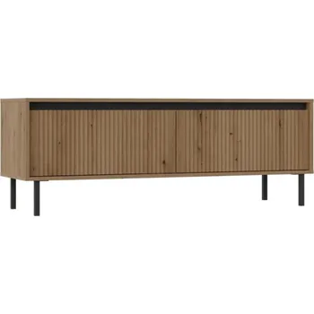 Televizní stolek TV stolek TIRIL - dub evoke / černý