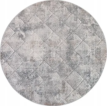 Koberec Koberec VALLEY 100x100 Kruh Dvouúrovňový Moderní Elegantní Vintage v3