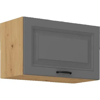 Kuchyňská linka Digestořová skříňka SOPHIA - šířka 60 cm, šedá / dub artisan