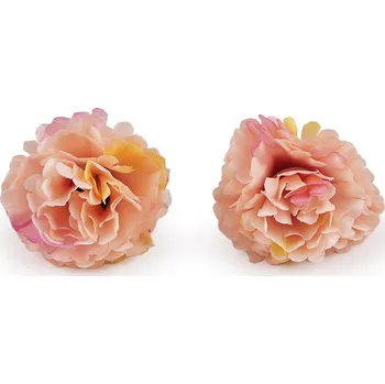 umělá květina Umělý květ Ø3 cm, střední, 2 pudrovo-lososová