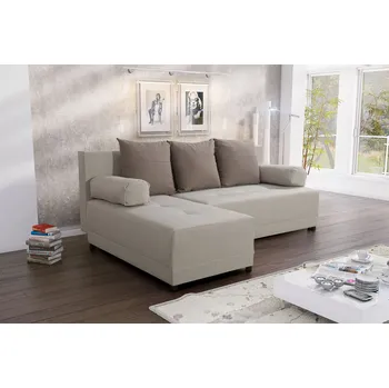 Sedací souprava Malá sedací souprava VANESA - béžová / hnědá