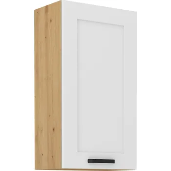 Kuchyňská linka Vysoká horní skříňka LAILI - šířka 50 cm, bílá / dub artisan