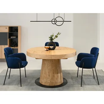 Jídelní stůl Veneti Topaz dub / černý