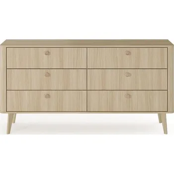 Komoda Široká komoda se šuplíky TROY - dub barista