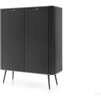 Komoda Komoda s dvířky LOTAS - černá