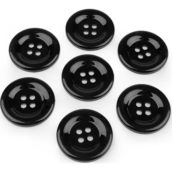 Knoflík Knoflík velký Ø50 mm, střední, 2 černá