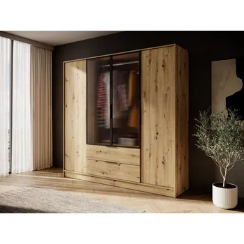 Šatní skříň Šatní skříň 206 cm COSIMA - dub artisan