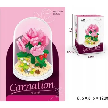 ostatní stavebnice STAVEBNICE PRO DĚTI I DOSPĚLÉ - RŮŽE V SKLENĚNÉ KOPULI - VĚČNÁ KVĚTINA