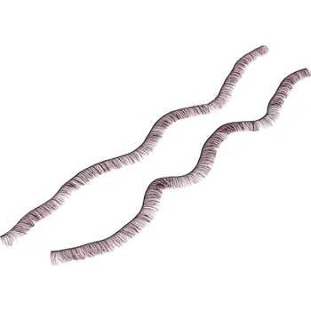 Dekorační polotovar řasy, střední, 2 (10 mm) hnědá