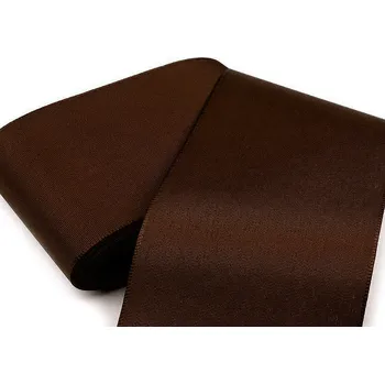 Stuha taftová šíře 10,8 cm, barva 710 hnědá