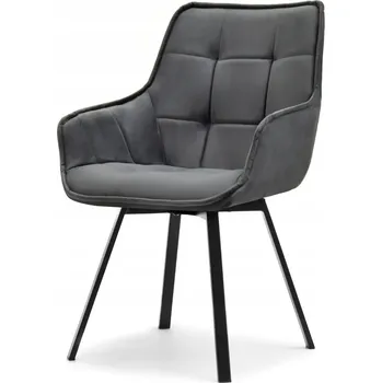 Jídelní židle Jídelní židle LOVISA - grafitová / černá