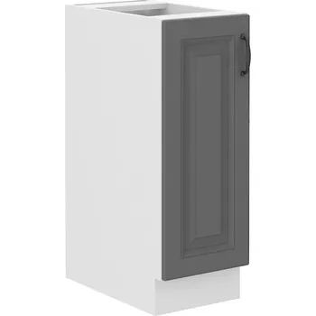 Kuchyňská linka Výsuvná skříňka SOPHIA - šířka 30 cm, šedá / bílá