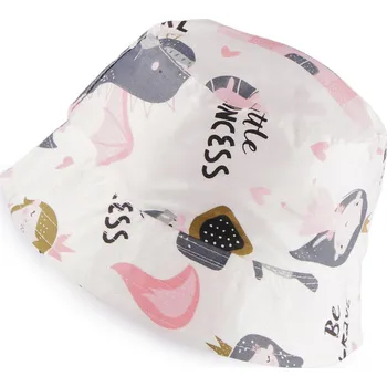 Klobouk Dětský / dívčí letní klobouk, střední, 5 (vel. 50) krémová nejsvět. princezna