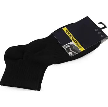 Dámské ponožky Bavlněné antibakteriální ponožky unisex, velké, 3 černá