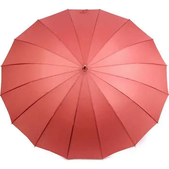 Deštník Dámský vystřelovací deštník, střední, 2 růžová rubínová