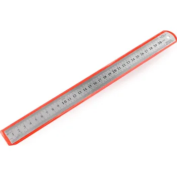 Kovové pravítko délka 30 cm, střední, nikl