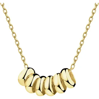 Náhrdelník Zlatý náhrdelník - kroužky - AP543-0985