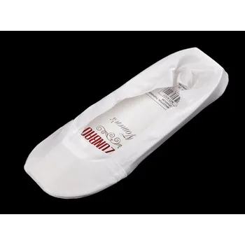 Dámské ponožky Dámské / dívčí ponožky do tenisek / balerín se silikonem a protiskluzem, velké, 3 bílá