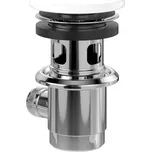 Villeroy & Boch 68100001 - Umyvadlová výpusť bílá/lesklý chrom