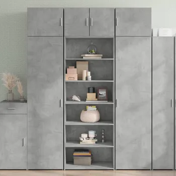 Příborník do zásuvky zahrada-XL Skříň highboard betonově šedá 70 x 41 x 185 cm kompozitní dřevo 3281690