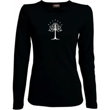 imago Dámské tričko Gondorský strom, dlouhý rukáv, velikost XXL